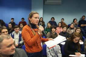 Участники пресс-конференции