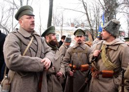 Историческая реконструкция «Бой за станцию Круты" 