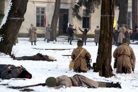 Историческая реконструкция «Бой за станцию Круты" 