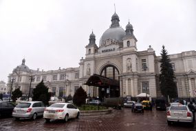 Railway station in Lviv