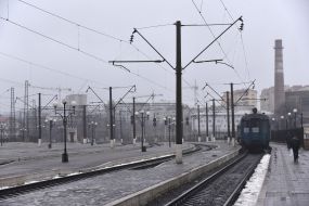 Railway station in Lviv