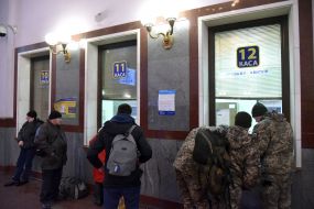 Railway station in Lviv