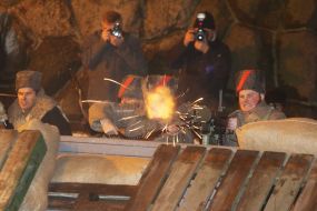 Реконструкция боя войск УНР против большевиков на заводе «Арсенал»