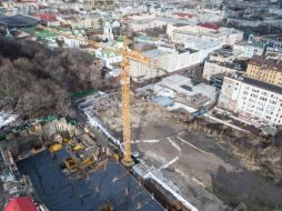 Будівельні роботи на Андріїхвському узвозі