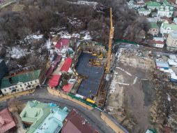 Будівельні роботи на Андріїхвському узвозі
