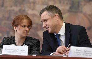 Alexanderа Churkinа and Mykola Kuleba