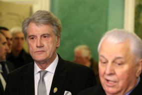 Viktor Yushchenko and Leonid Kravchuk