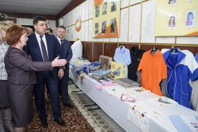 Vladimir Groysman visited the school