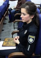 Police during the celebrations