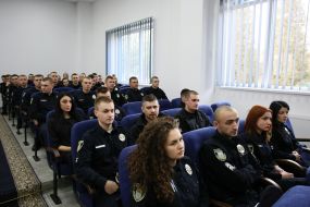Police during the celebrations