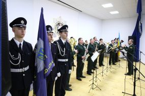 Police during the celebrations