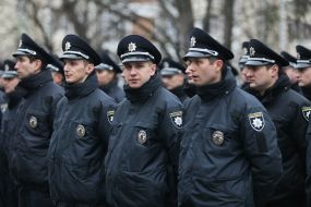 The officers of the patrol police took the oath