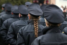 The officers of the patrol police took the oath