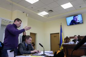 The court session in the case of architect Alexander Gorban