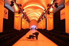 Прибирання під час Ukrainian Fashion Week