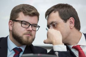 Евгений Кравцов и Владимир Омелян