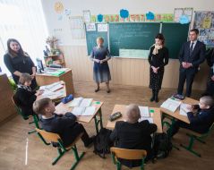 Marina Poroshenko and Yuri Tkachenko