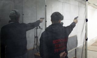 Participants of the international sporting championship "Officers starts"