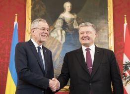 Petro Poroshenko and Alexander van der Bellen