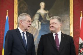 Petro Poroshenko and Alexander van der Bellen