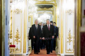Petro Poroshenko and Alexander van der Bellen