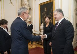 Petro Poroshenko and Alexander van der Bellen