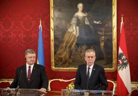 Petro Poroshenko and Alexander van der Bellen