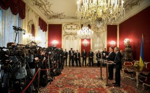 Petro Poroshenko and Alexander van der Bellen