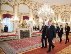 Petro Poroshenko and Alexander van der Bellen