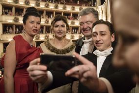 Petro Poroshenko and Marina Poroshenko