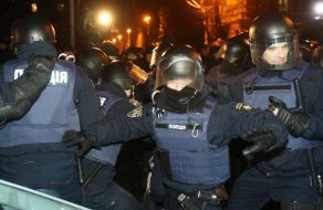 The clash between law enforcement and supporters of Saakashvili