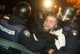 The clash between law enforcement and supporters of Saakashvili