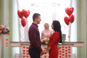 Natalia and Igor during the engagement