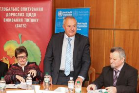 Vitaly Tsymbalyuk, Dimitry Bazyka and Marthe Everard