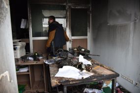 The consequences of a fire in the "SberBank"