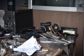 The consequences of a fire in the "SberBank"