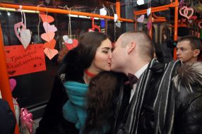 "Tram of Lovers" in Kharkiv