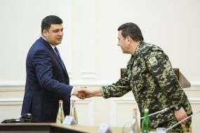 Vladimir Groisman met with Afghan soldiers