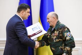 Vladimir Groisman met with Afghan soldiers