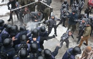 Fight near court