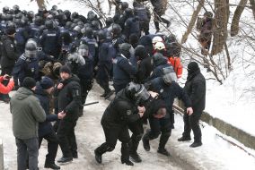 Fight near court