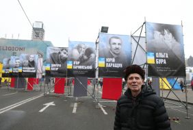 Portraits of heroes of Heavenly hundreds