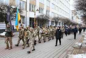 Шествие памяти в честь Героев, погибших за Украину