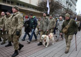 Шествие памяти в честь Героев, погибших за Украину