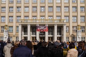 Participants of the memory ceremony
