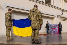 Participants of the memory ceremony