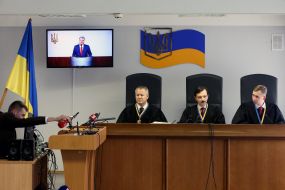 Court session on the case of Yanukovych's state treason