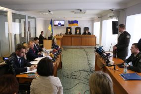 Court session on the case of Yanukovych's state treason