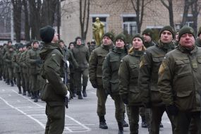Fighters of the National Guard of Ukraine