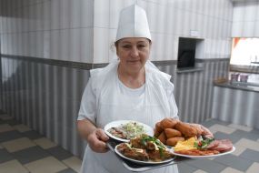 Kitchen in the military unit
